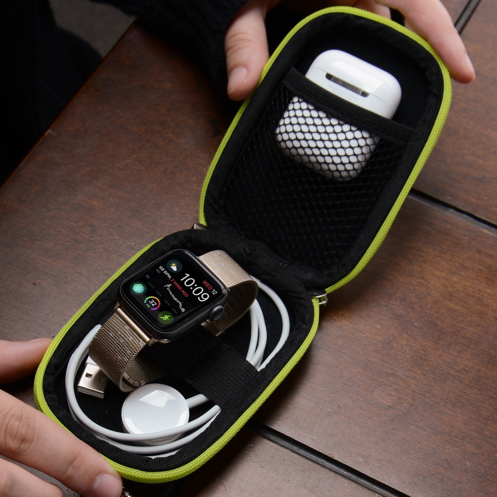 Padded Mini Gadget Carry Case Hard Shell Protection for Small Electronics