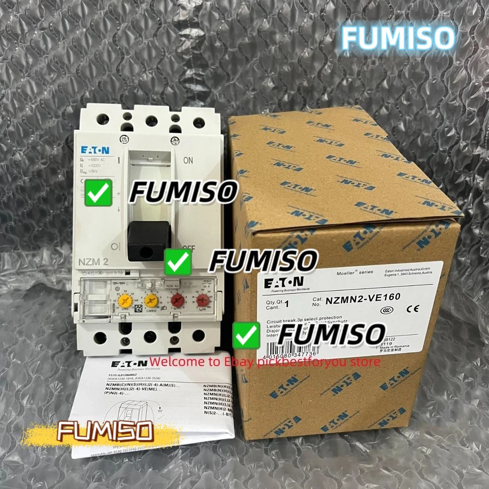 1PCS Brand New EATON NZMN2-VE160 circuit breaker (by DHL or Fedex)