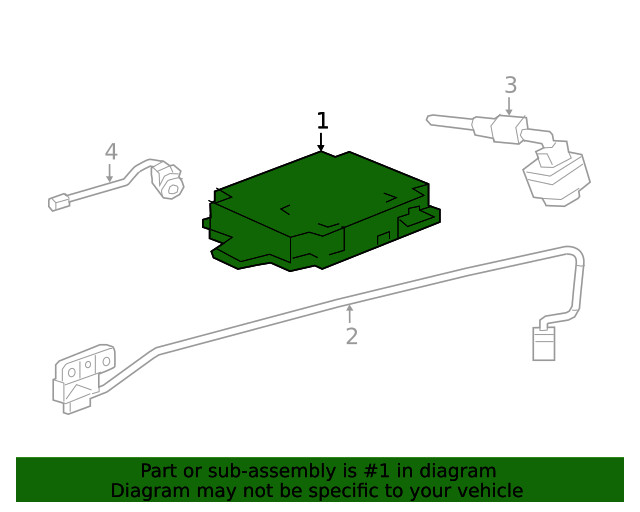 Genuine GM Control Module 84471308
