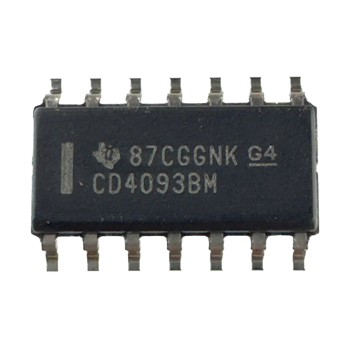 G28278E ~ (Pkg 10) Texas Instruments CD4093BM Quad 2-Input NAND Schmitt Triggers