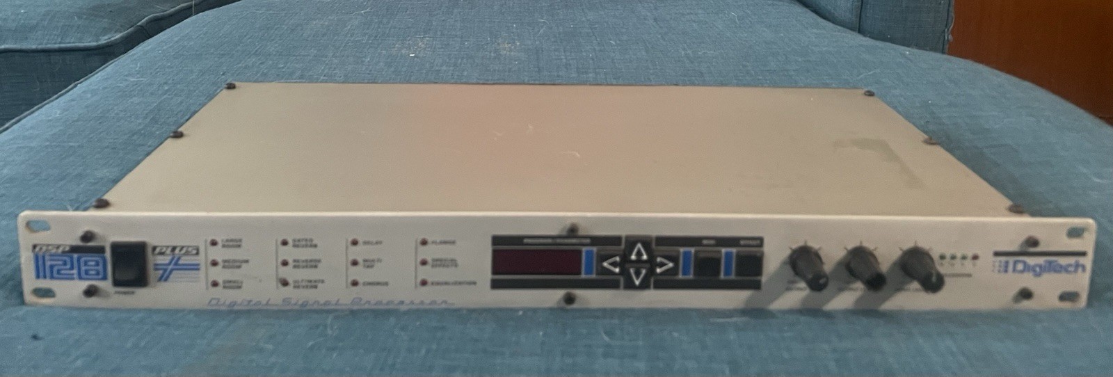 DigiTech DSP 128 Digital Signal Processor Rack Effects MIDI Reverb Delay Tested