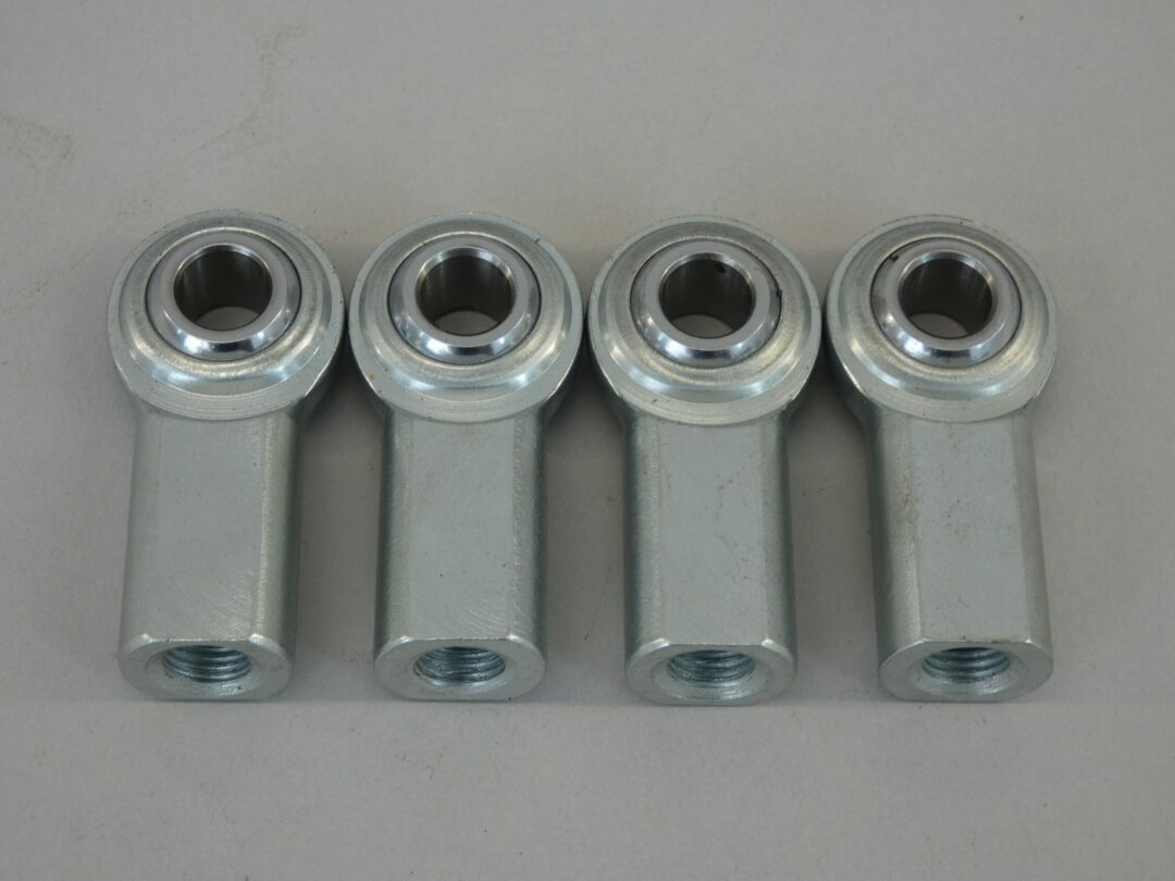 *Lot of 4* Rod End Bearing 3/8 - 24 x 1" Female Right Hand Threaded Steel