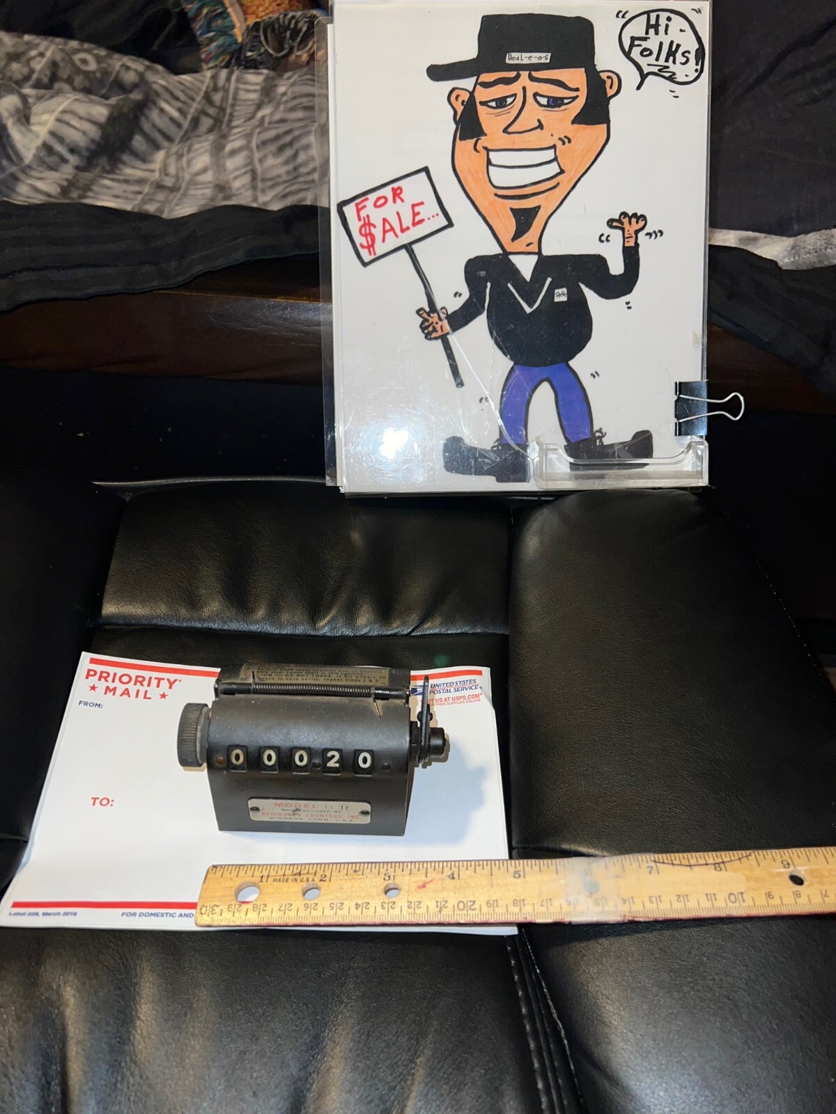 VINTAGE REDINGTON Mechanical Counter Model H R  ESTATE SALE PARTS COOL GO SEE 👀