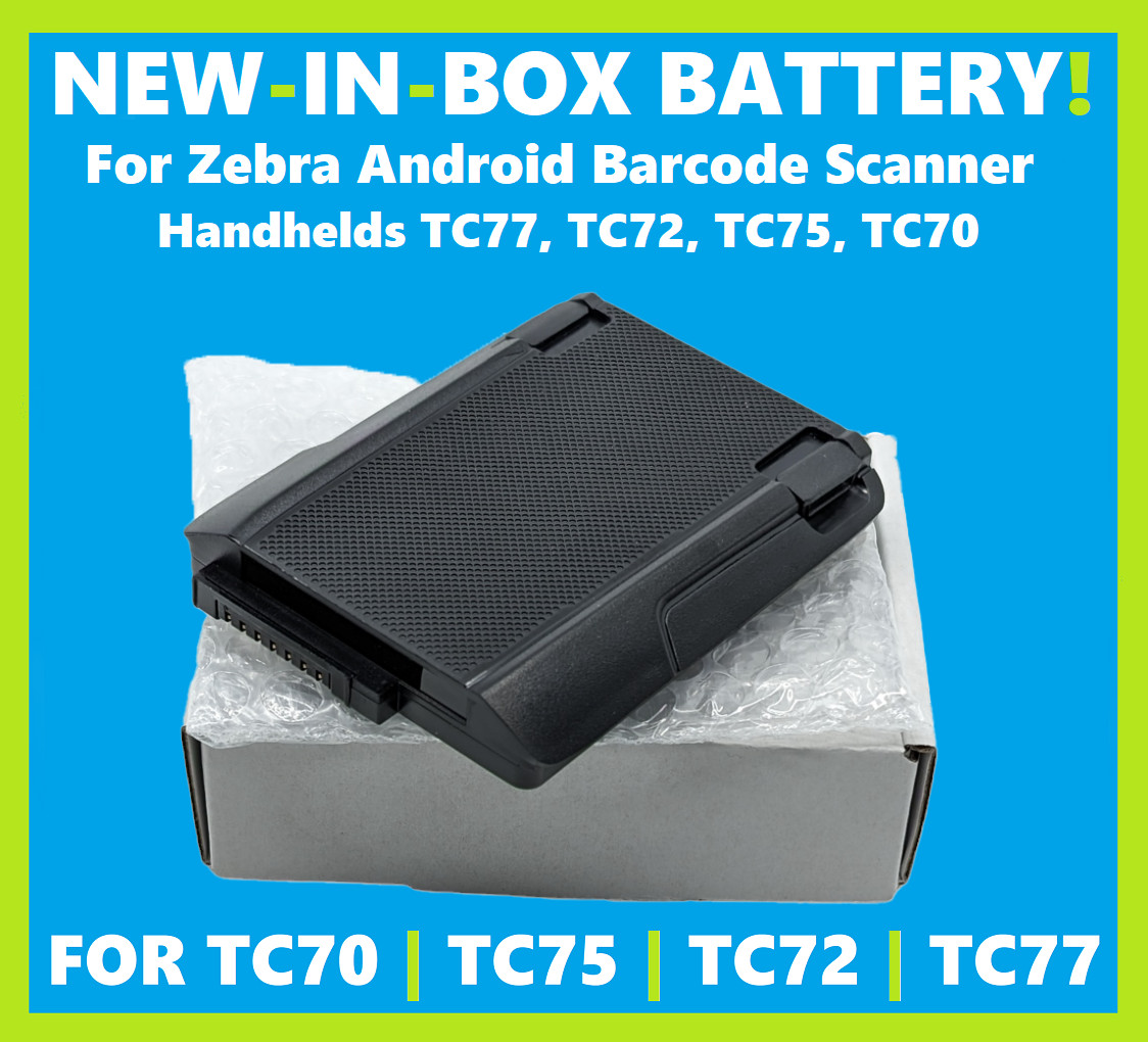 ✅NEW Battery to Zebra TC70 TC72 TC77 Android Scanners Replaces BT-000318-01! 🔥⭐