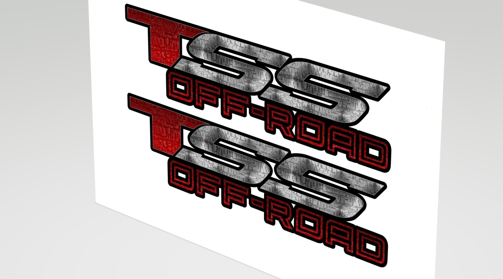 TSS Off Road decals stickers tundra Tacoma truck bed side replacement TSSORV11T1