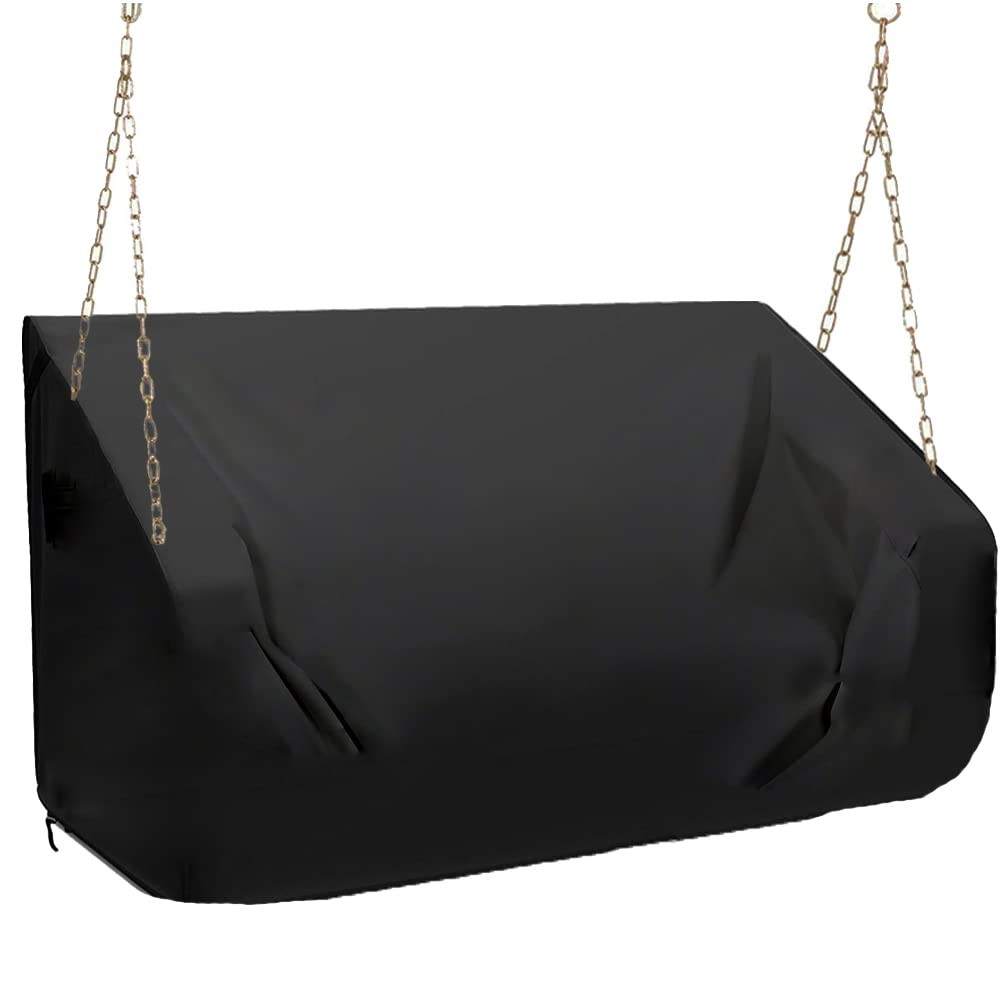 Porch Swing Cover 63 Inch WaterResistant 600D OXford Hanging Outdoor Swing Co...