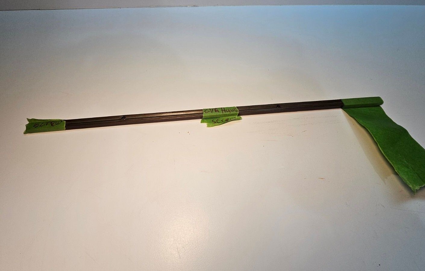 CVA Hawken Sidelock Muzzleloader Rifle 14-1/2" Barrel Under Rib W/ 3 Screws (H)