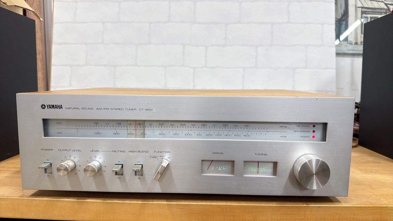 YAMAHA CT-800 Vintage Tuner - Natural Sound - Tested AM/FM Reception