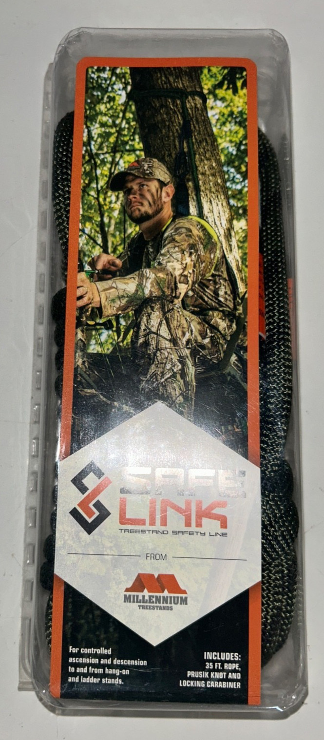 New Sealed   SAFE LINK 35" ROPE  TREESTAND  SAFETY LINE