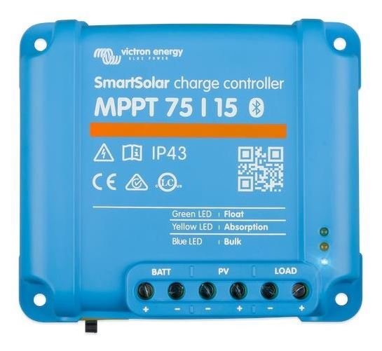 Victron Energy SMARTSOLAR MPPT 75/15 AMP solar charge controller SCC075015060R