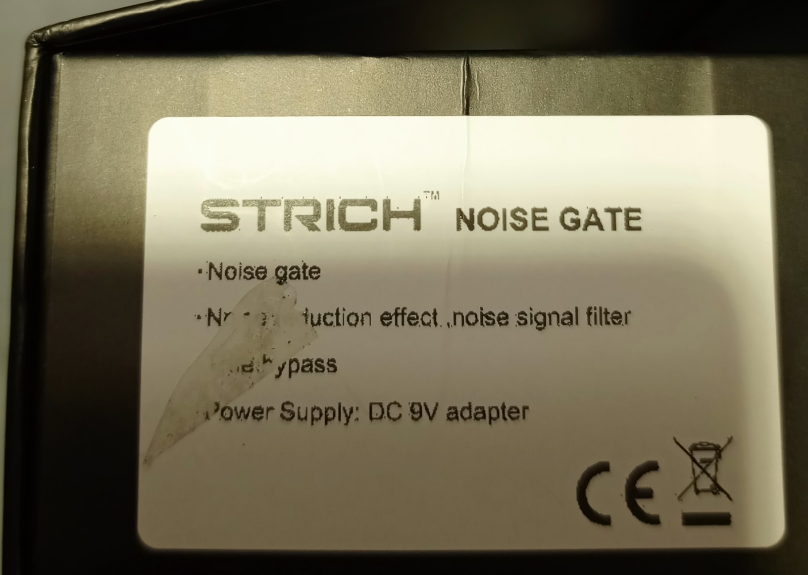 Strich Noise Gate DC 9V Adapter