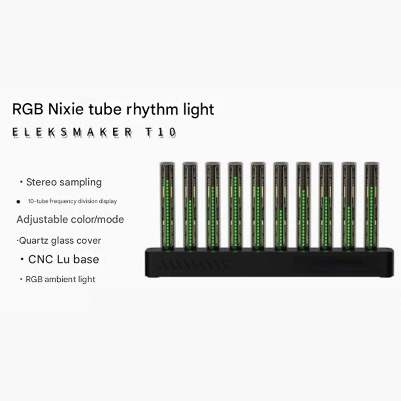 T10 RGB Rhythm Light Retro Pseudo Glow Tube Music Spectrum Light 2025 USA