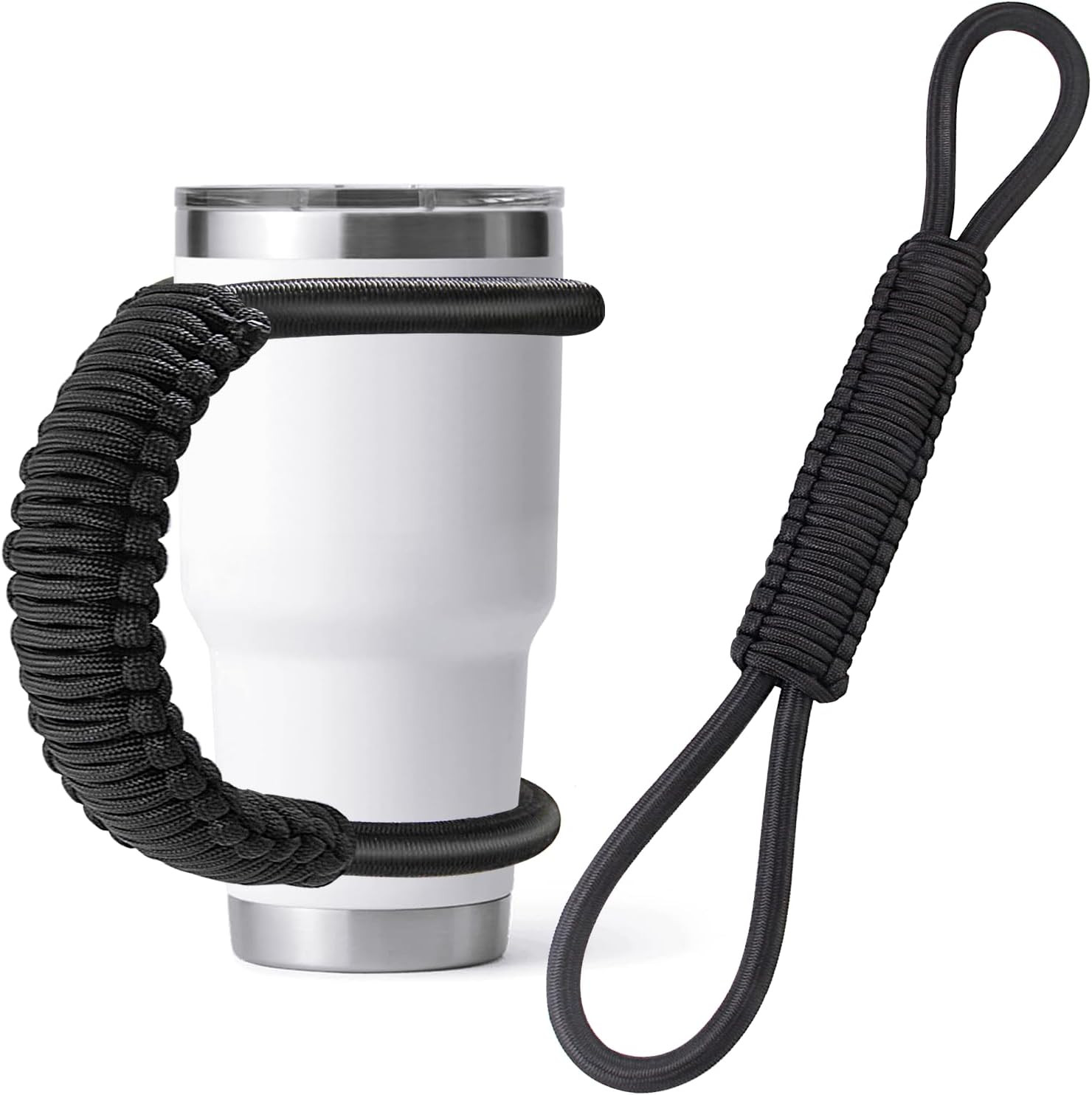 2 Pcs Paracord Handle, Compatible with Yeti|RTIC|Ozark|Trail| Rambler |Tumble...