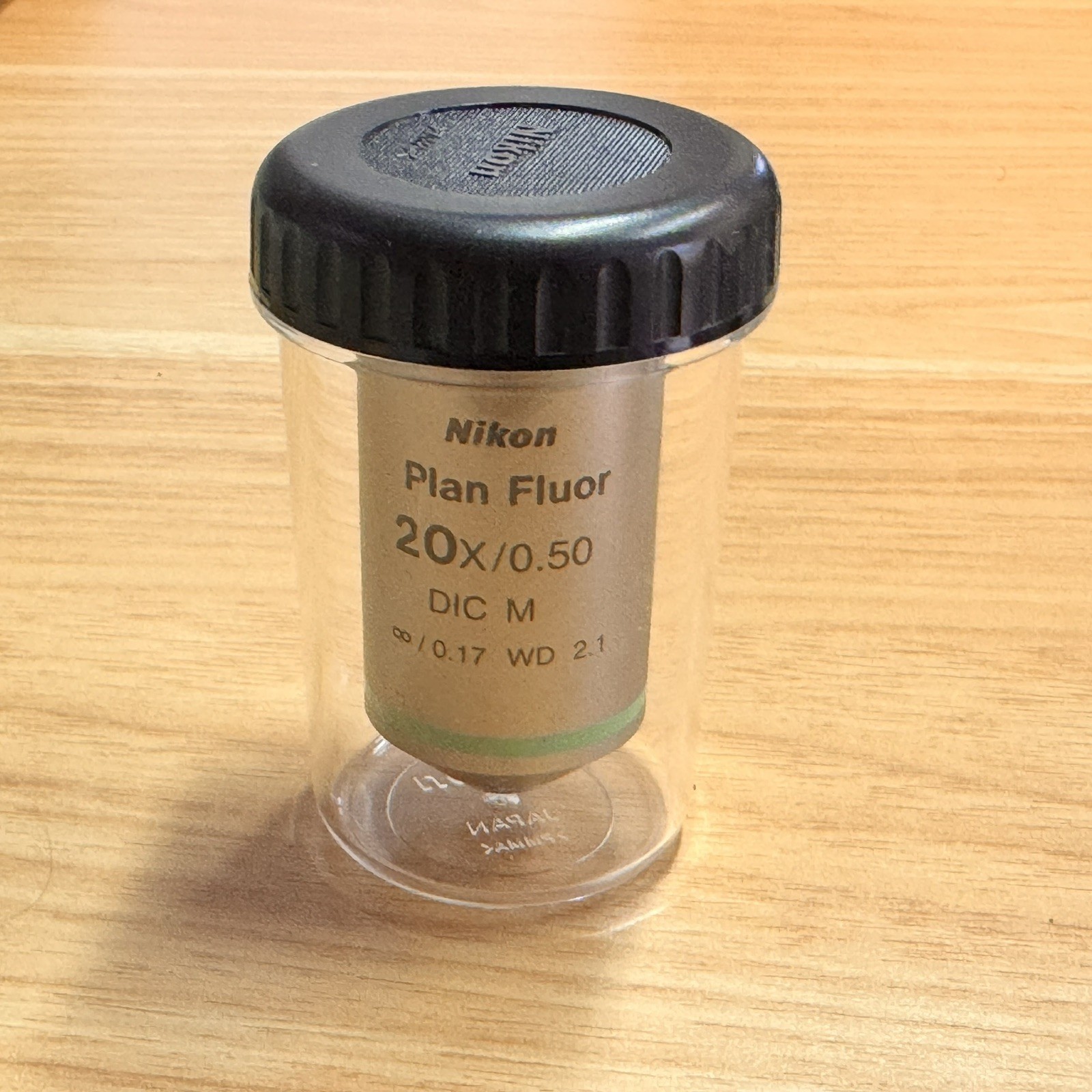 Nikon Plan Fluor 20x/0.50 DIC M ∞/0.17 WD 2.1 Eclipse Microscope Objective