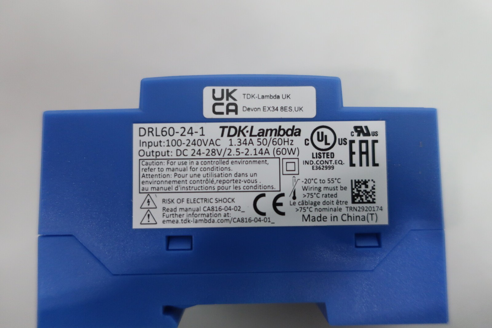 Tdk-lambda DRL60-24-1 Power Supply Module