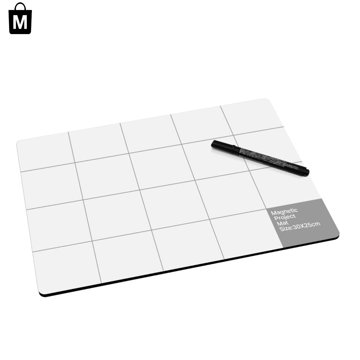9.8x11.8 Inch Large Magnetic Project Mat for Efficient Small Parts Organization