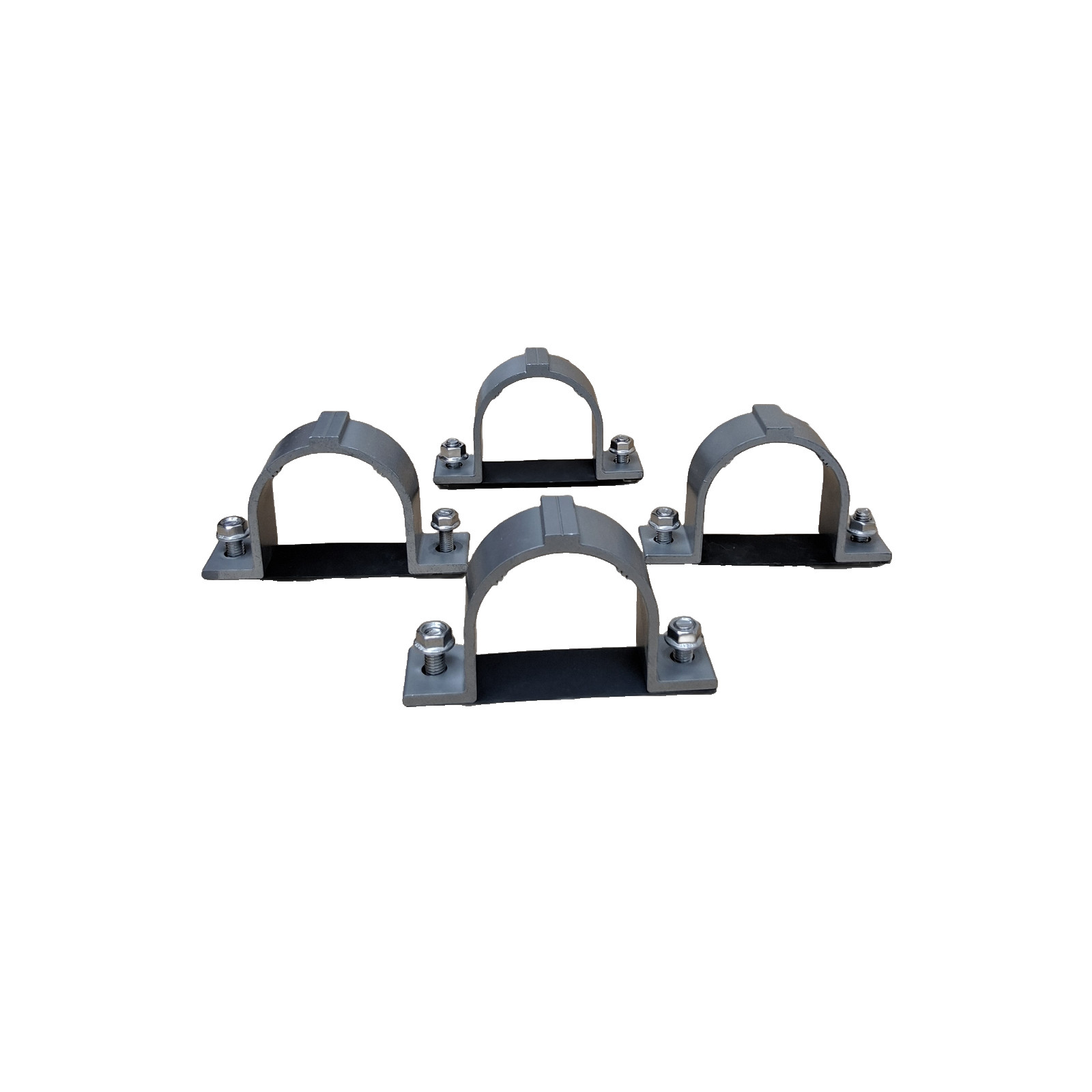 Lot of 4 SunModo K10343-005 2.5" Pipe U-Clamp Kit SMR300 Solar Ground Mount