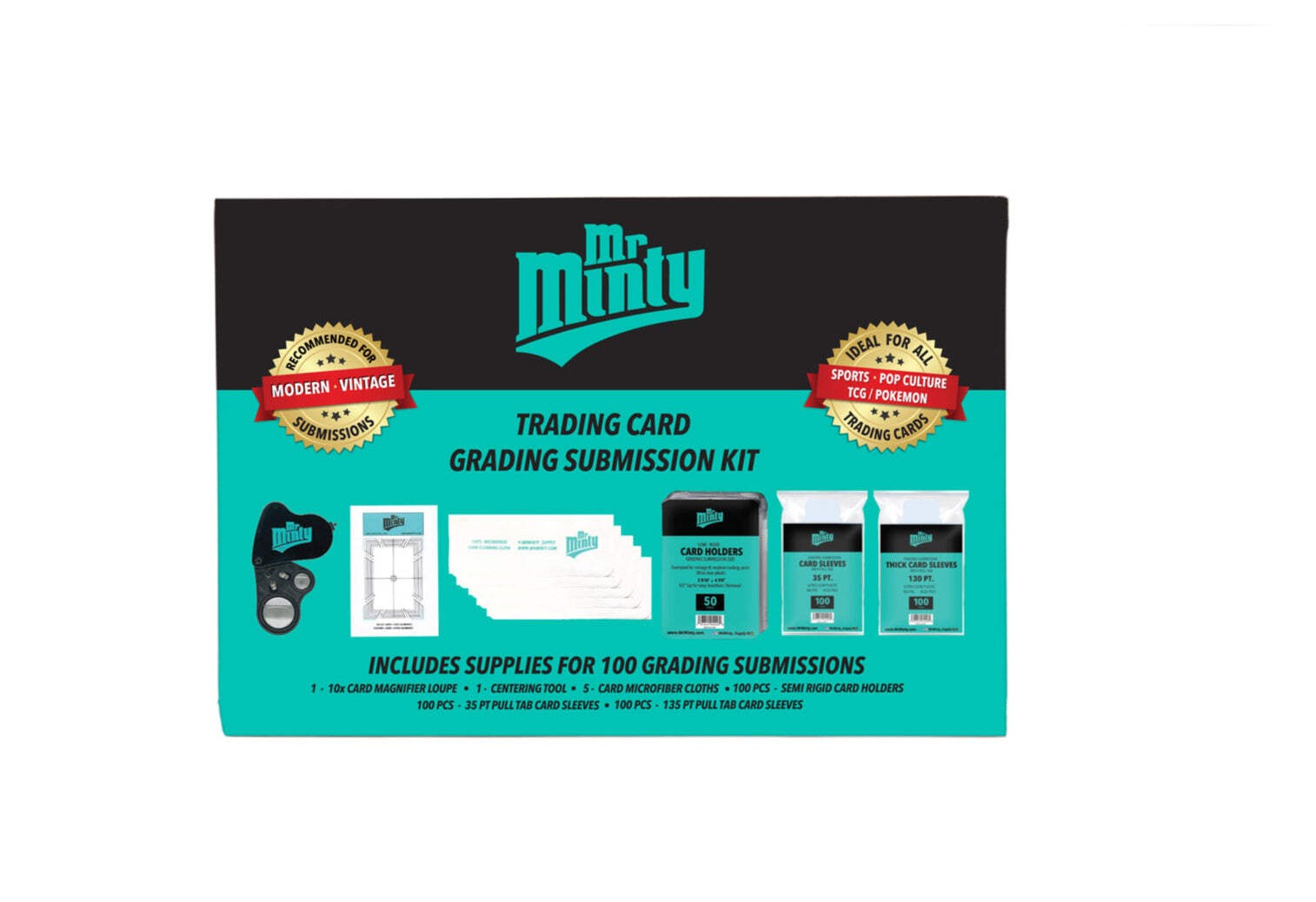 Mr. Minty Trading Card Grading Submission Prep Kit - Perfect for Sports, Pokemon