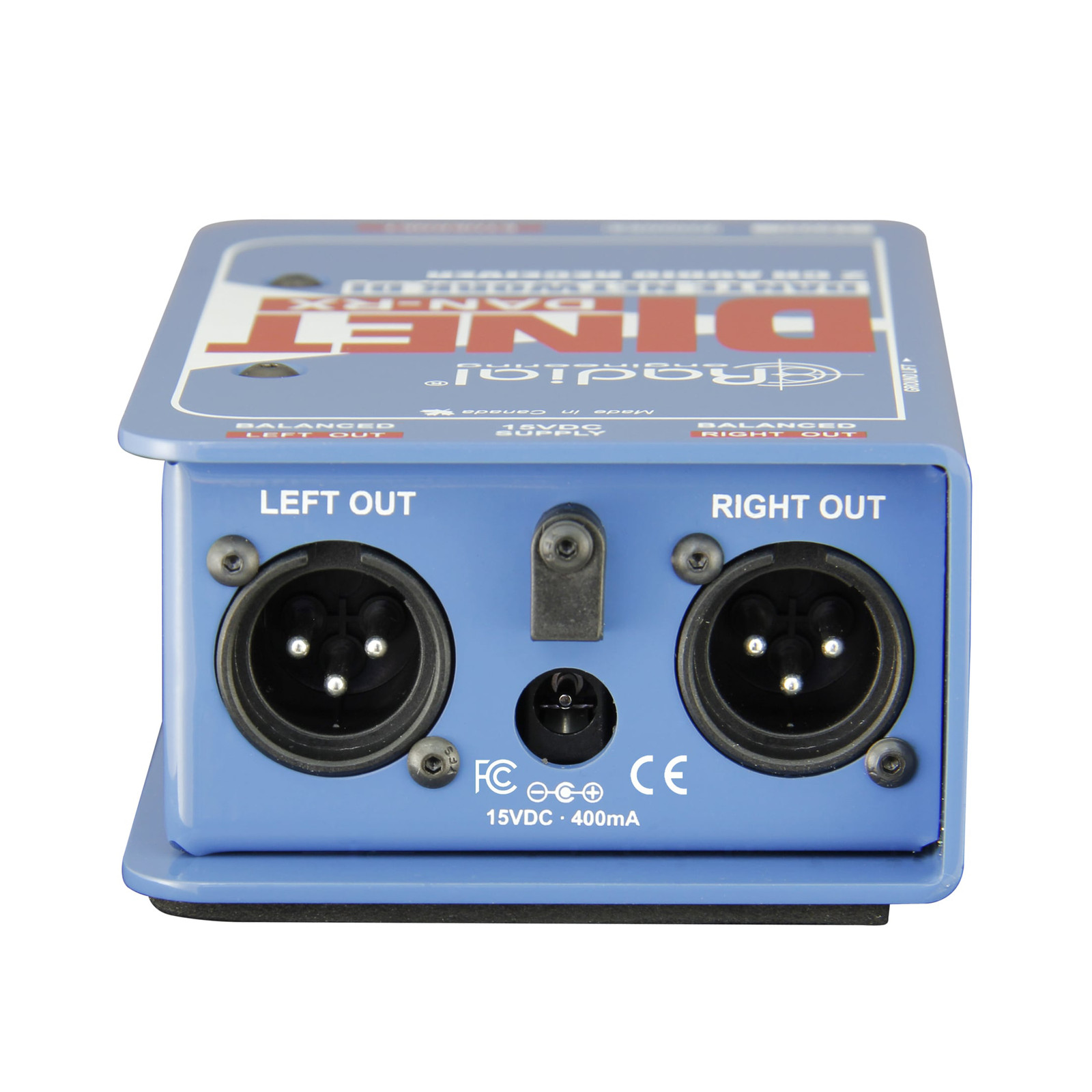 Radial DiNet DAN-RX 2-Channel Dante Network Receiver