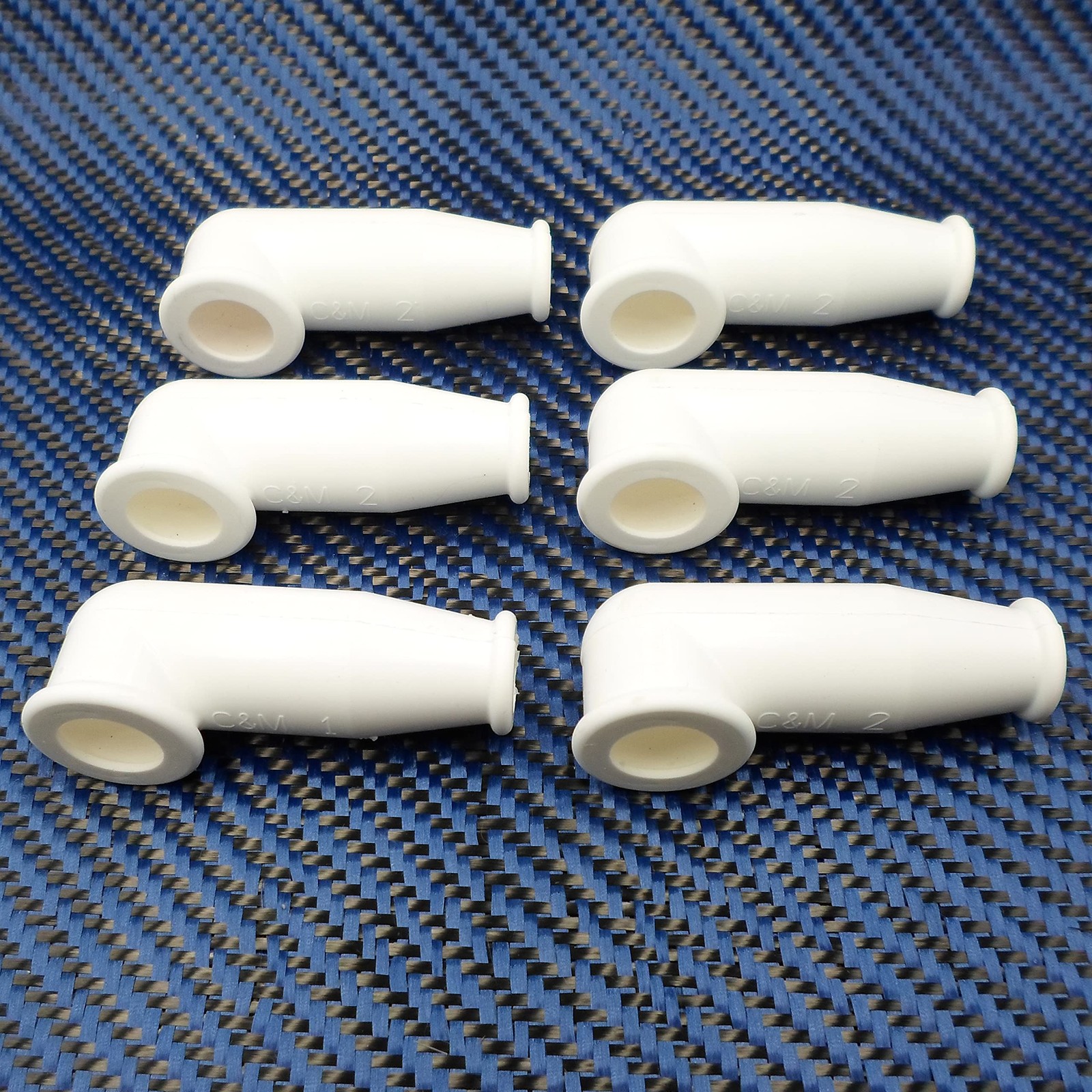 6 Pack 7/16 Inch Silicone Rubber Electrical Terminal Boot MS251713S Guard