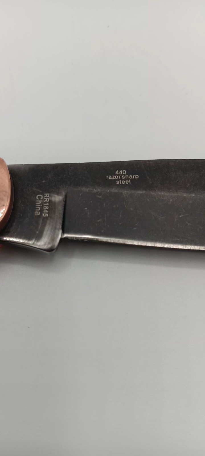 Rough Rider Jumbo Trapper Brown Stag Bone Stainless Folding Knife