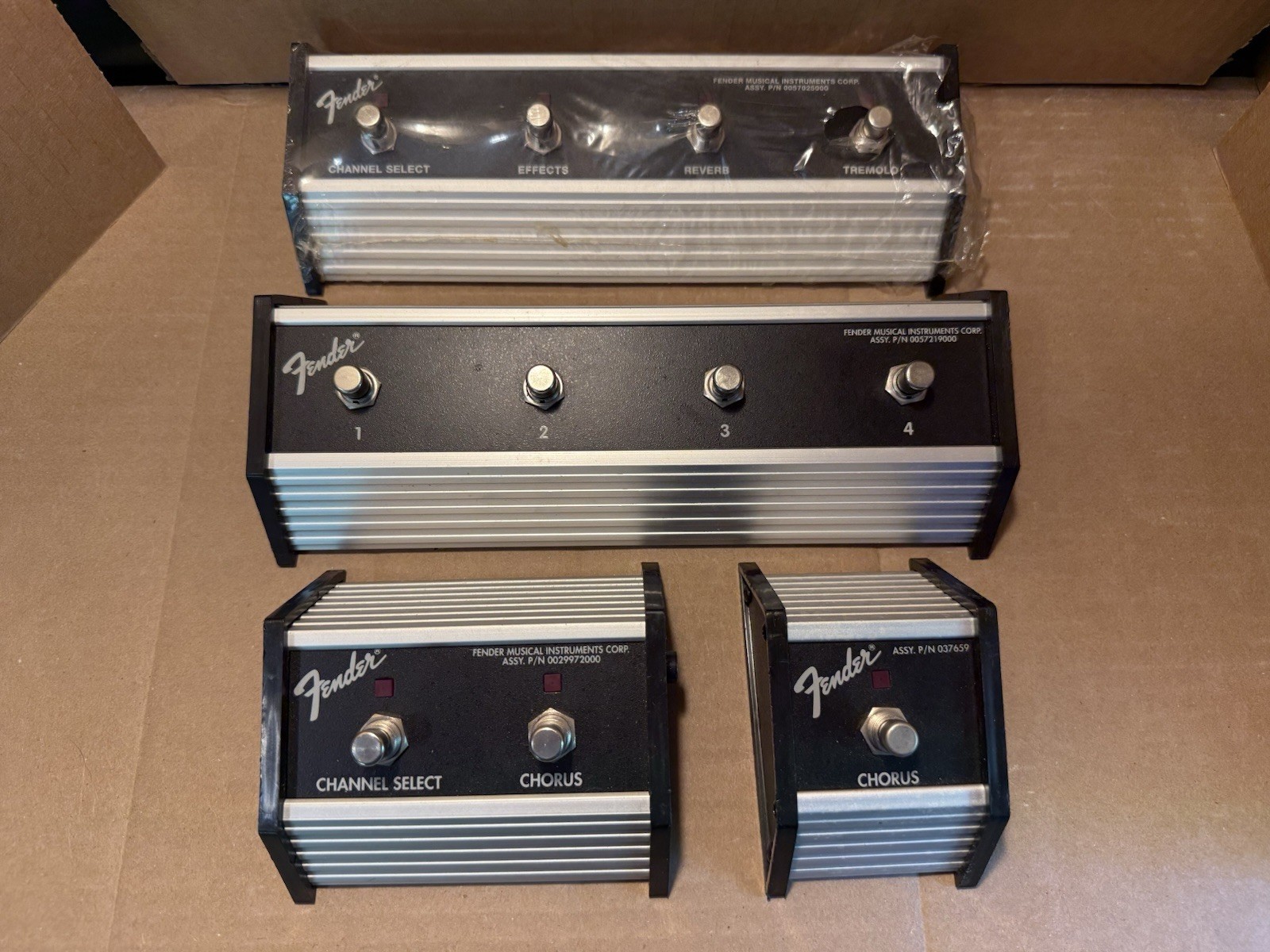 Fender Footswitch Lot