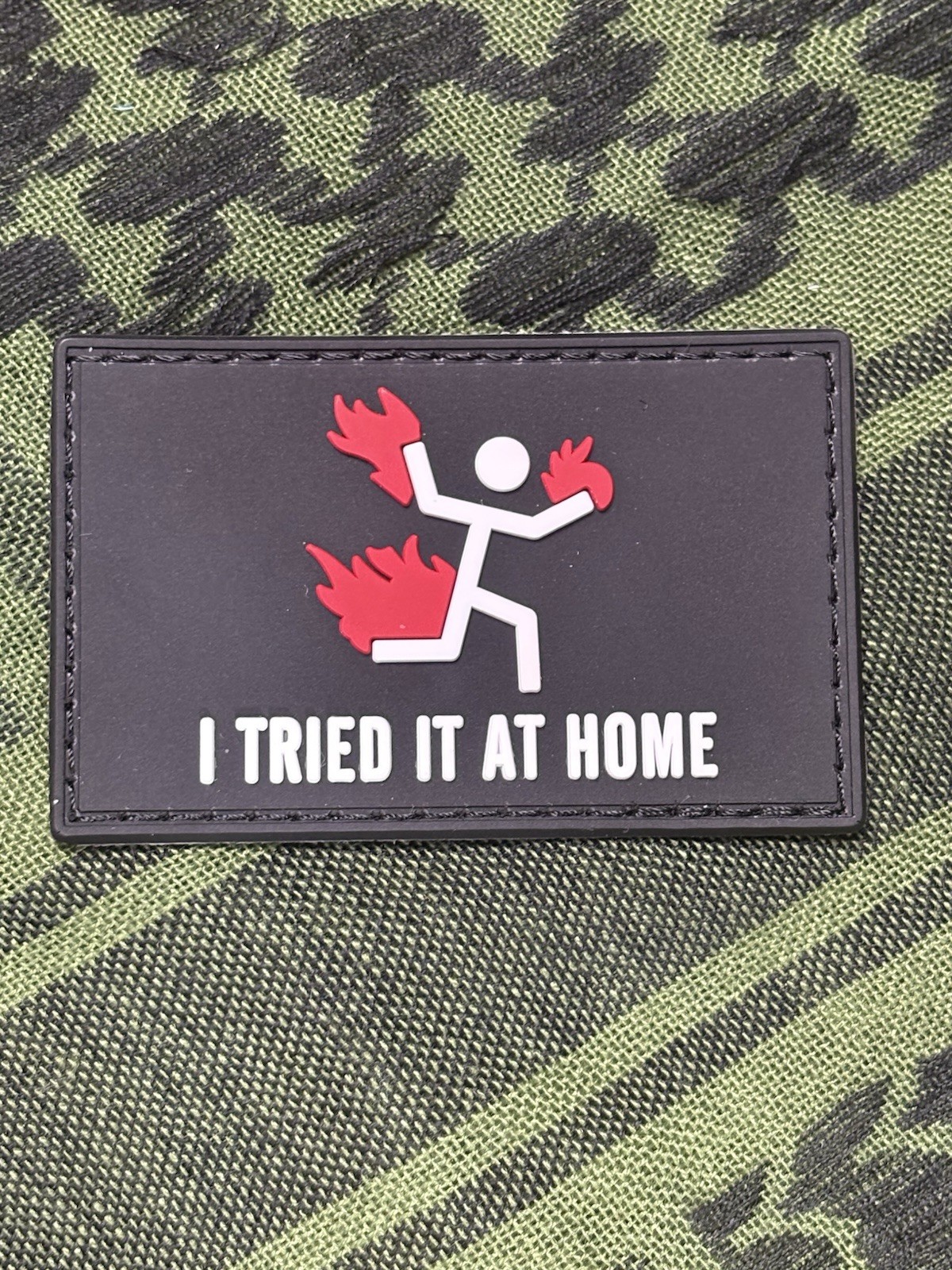 PvC 3D I Tried It At Home… Morale Tactical Hook And Loop Patch High Quality 3d