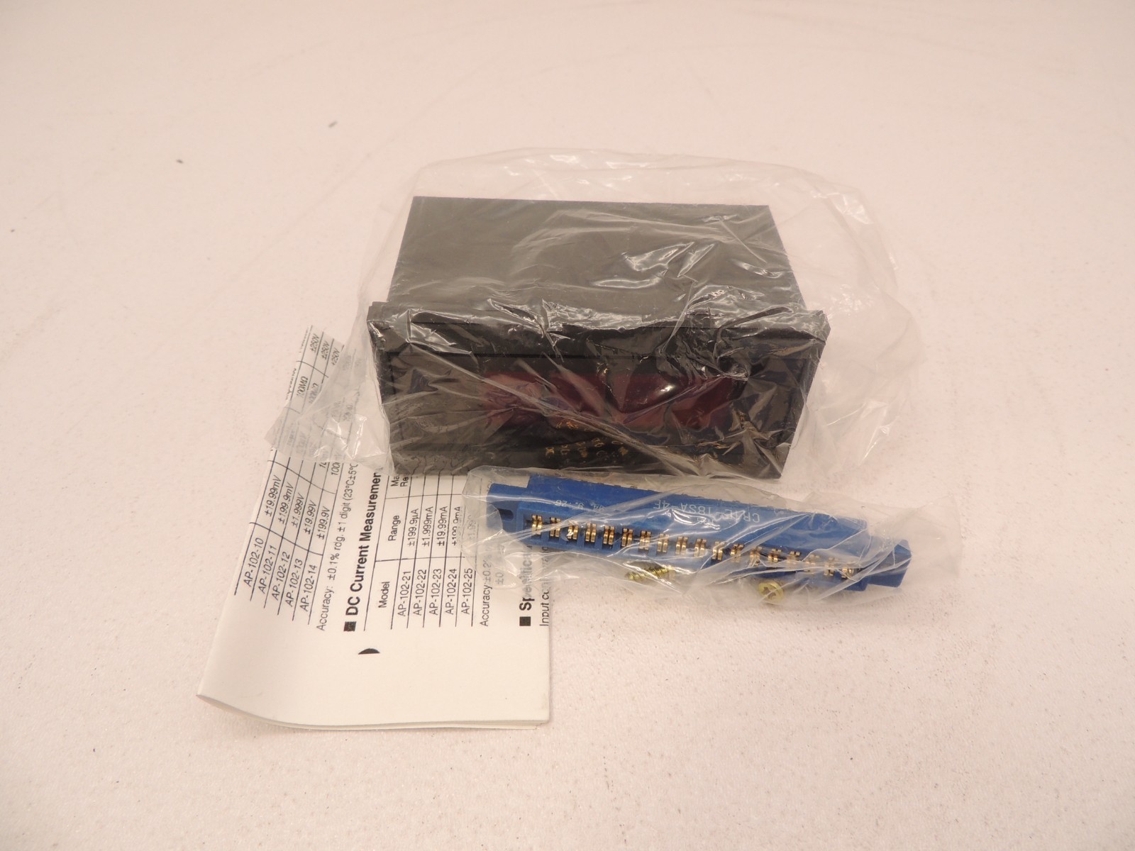New Unused Surplus ASAHI KEIKI AP-102-11-31 Digital DC Voltmeter ±199.9mv
