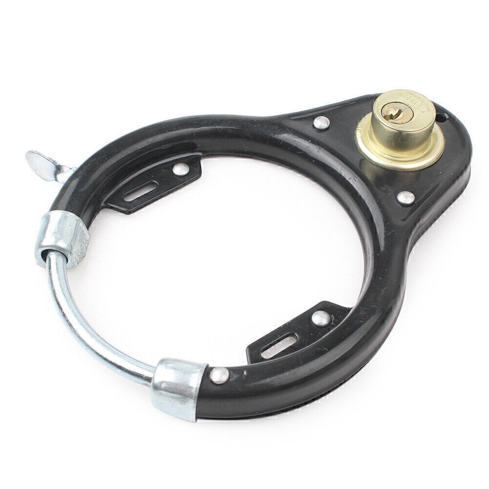 Bicycle Vintage Lock Pad Lock Wheel Lock Set Iron Black w/2 Keys Cycling Bike US
