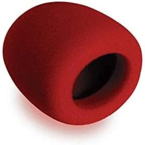 Foam Ball-Type Microphone Windscreen, Red