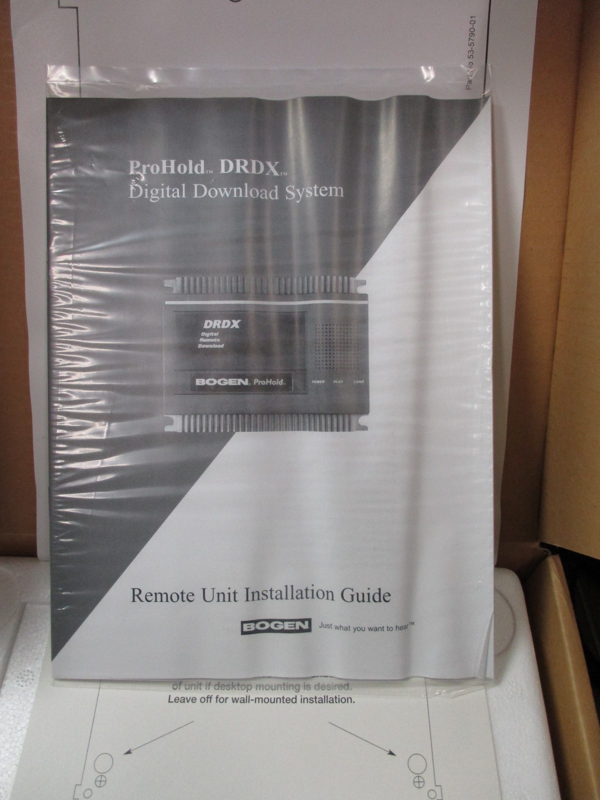 NEW BOGEN MESSAGE ON HOLD PRO 6 DRDX SYSTEM