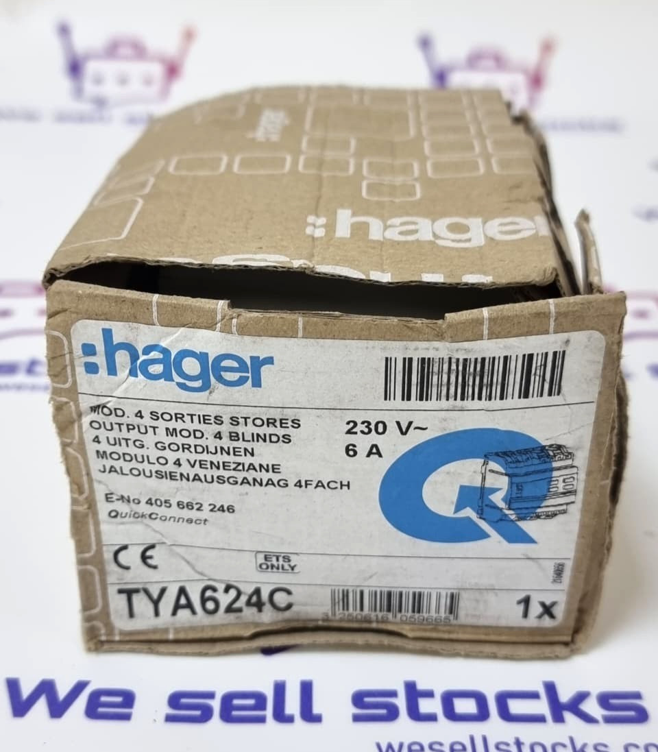 Hager TYA624C Shutter Actuator 6A 230V
