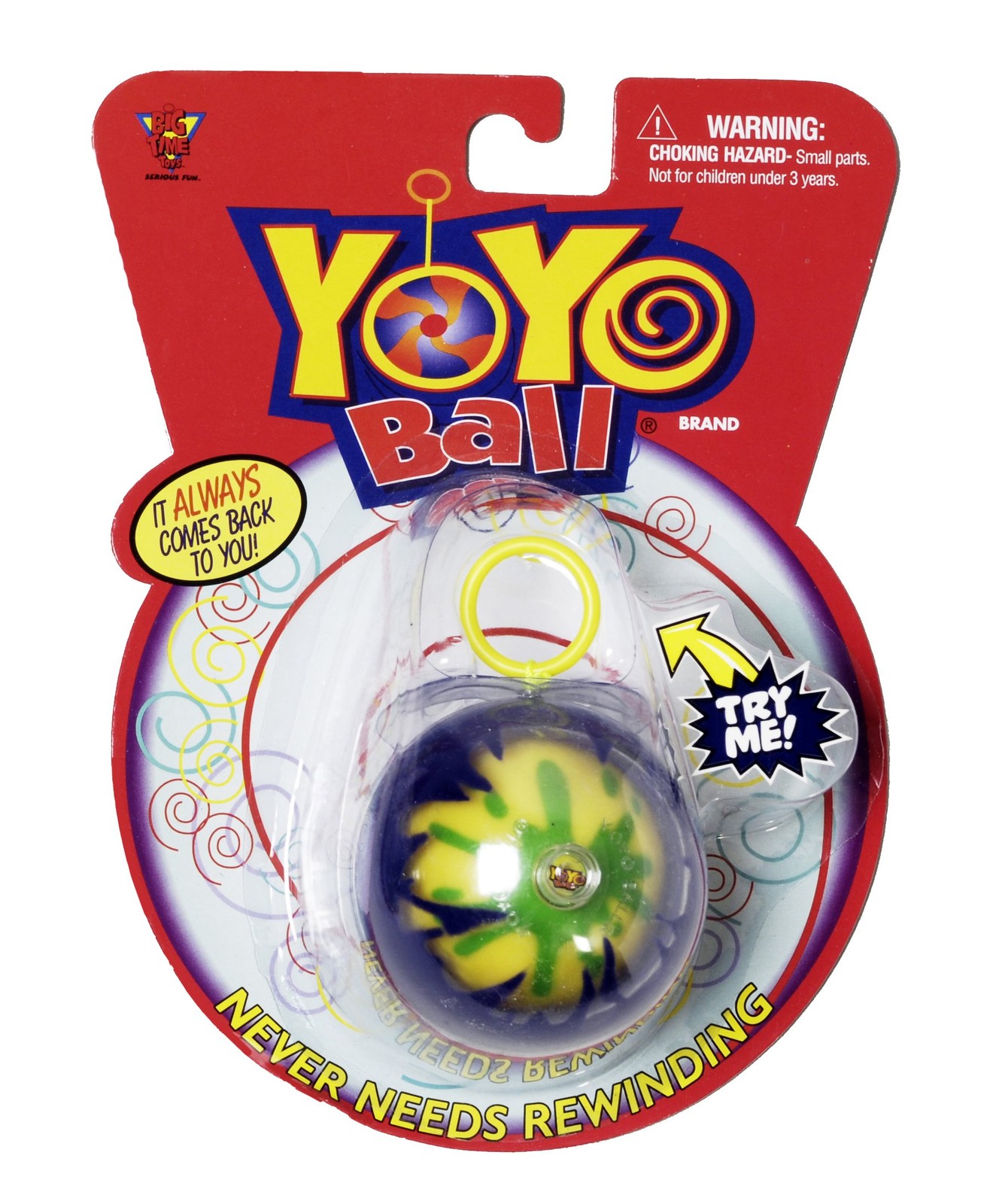 Big Time Toys Yoyo Ball Automatic Return Yoyo, Party Pack of