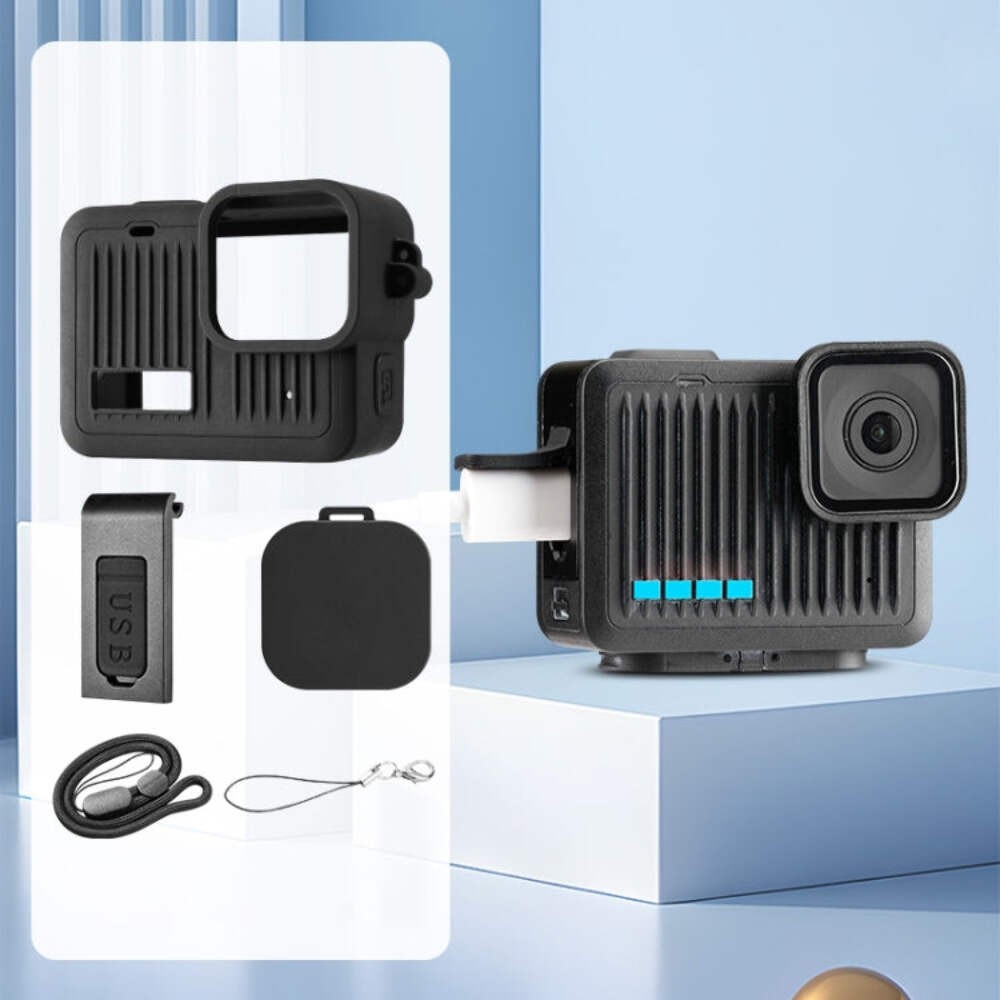GoPro HERO 2024 Silicone Protective Case with Strap & Lens Cover