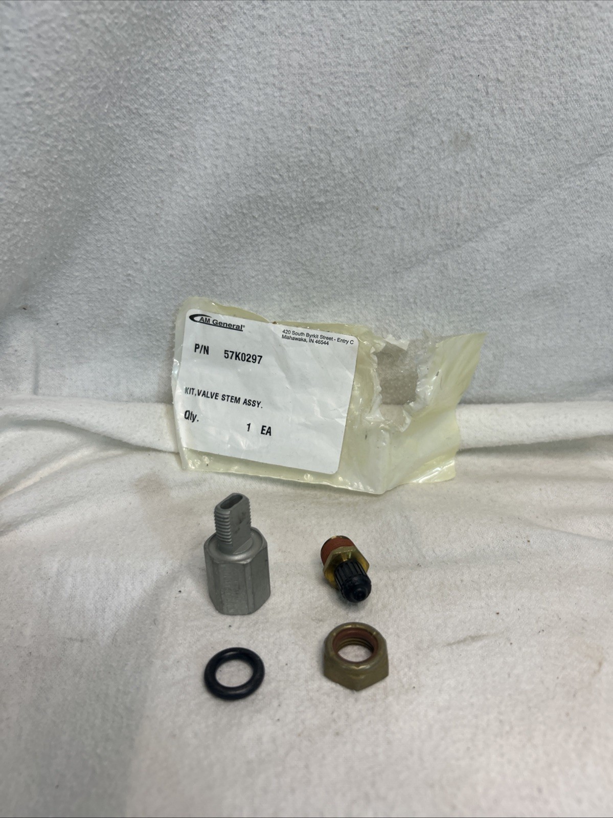 NEW HMMWV M998 M1097 Valve Stem Kit 12/24 Bolt Wheel 57K0297 NSN 2640-01-419-620
