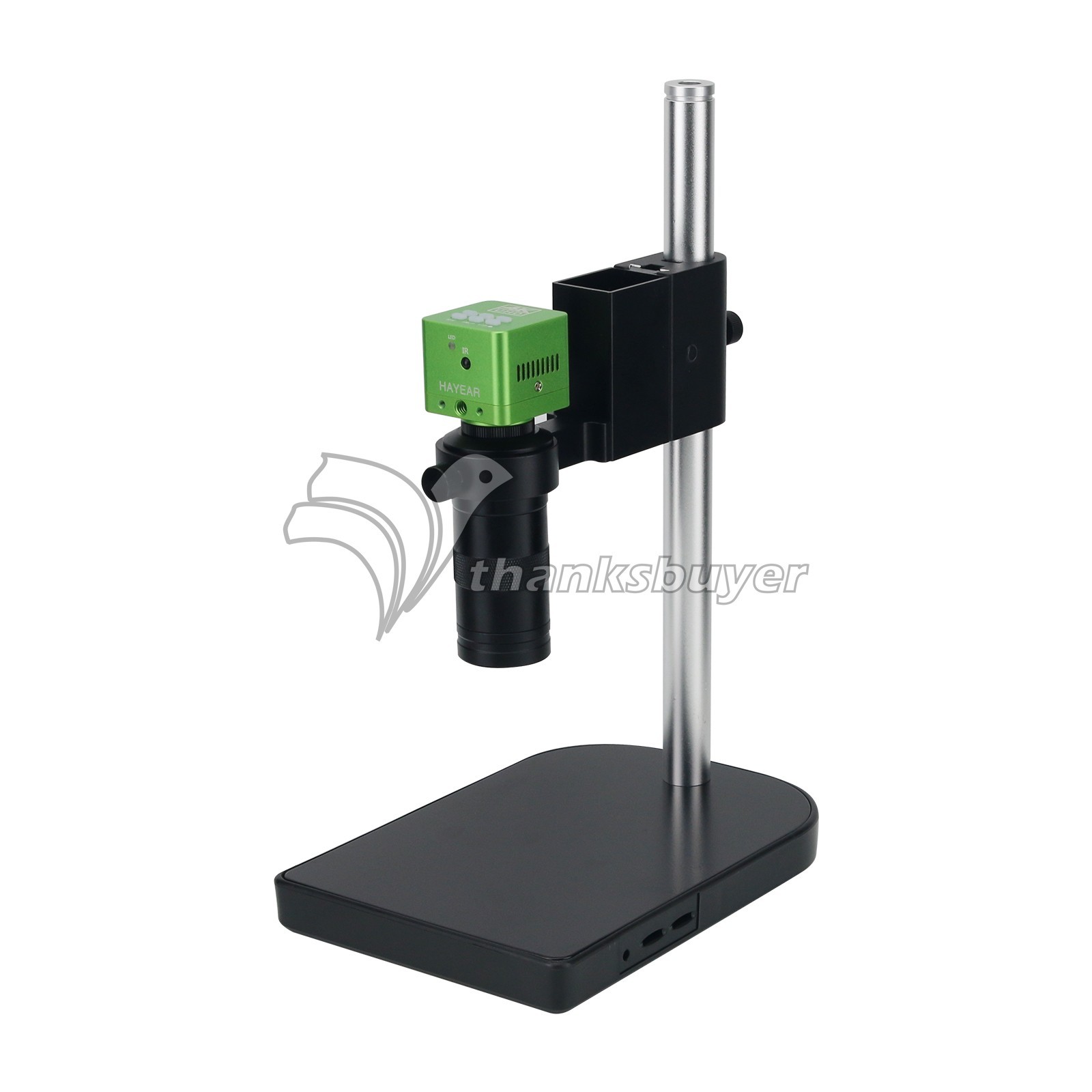 4K 41MP HDMI USB Video Microscope Camera Adjustable 150X C Mount Len Zoom Stand