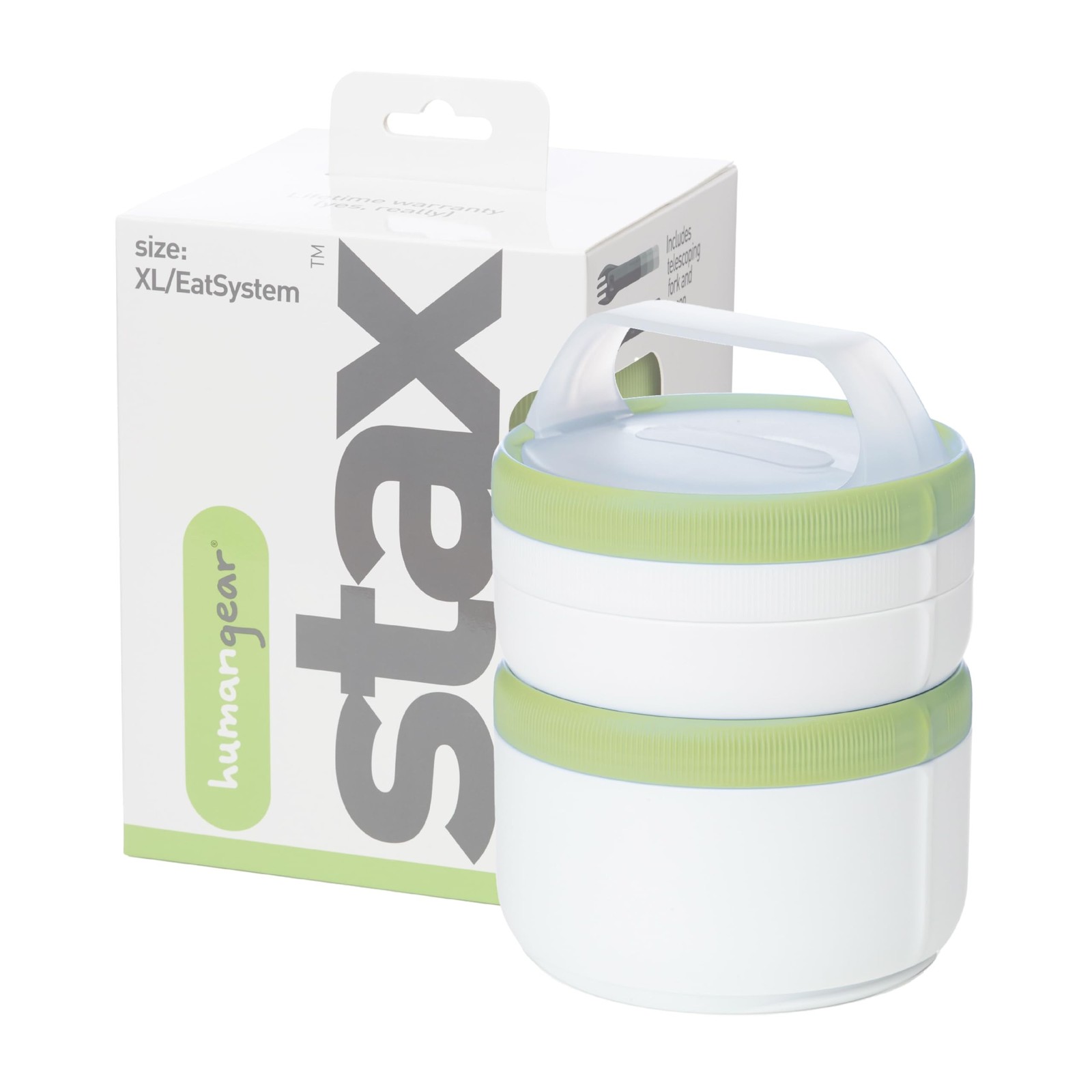 humangear STAX XL/Eat System | Modular Storage Container | Extra Large Stacki...