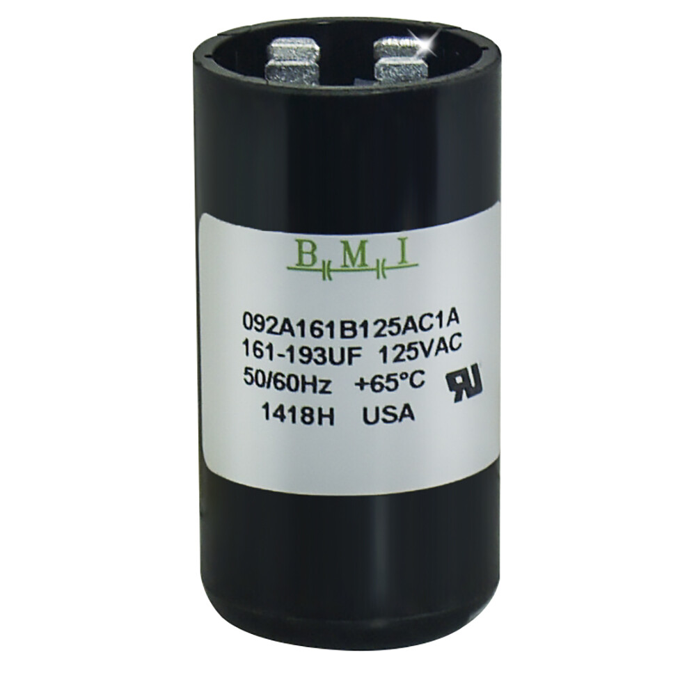 USA 161-193 uf/MFD 110-125 VAC volts Round Start Capacitor 50/60 Hz - Lot-1