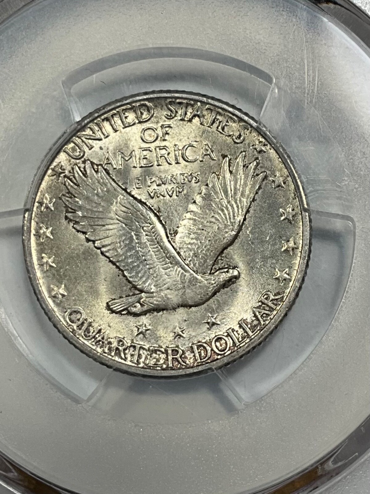 PCGS MS63 1925 STANDING LIBERTY QUARTER BEAUTIFUL LUSTER