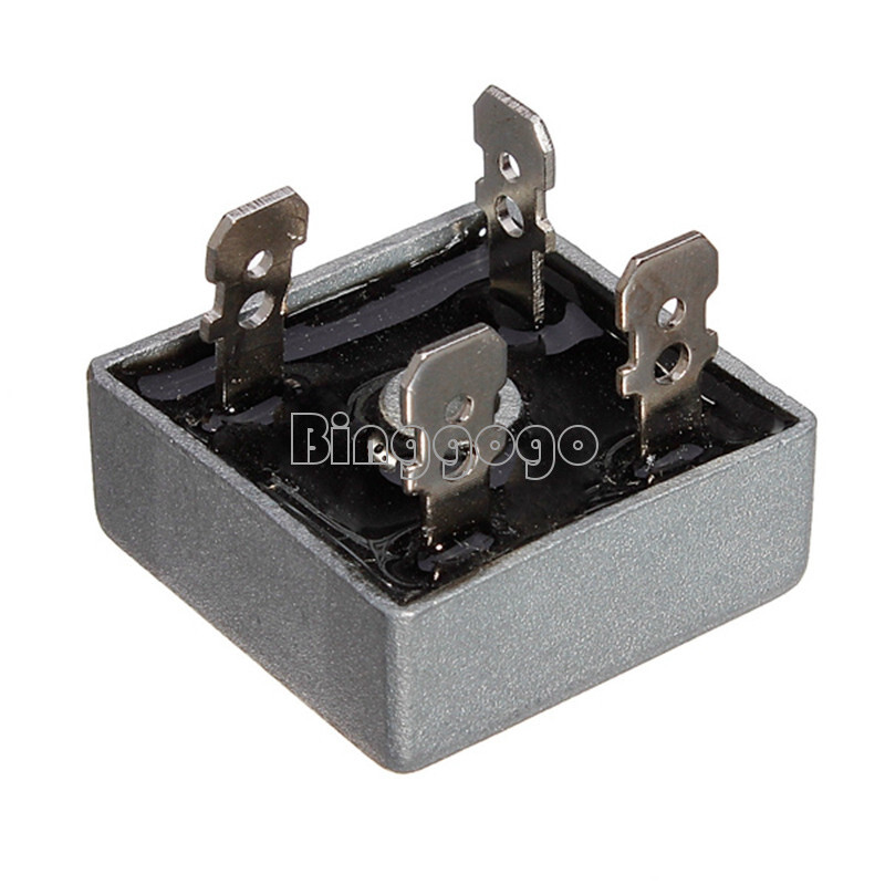 10pcs KBPC5010 - 1000V/50A metal case single phase diode bridge rectifier