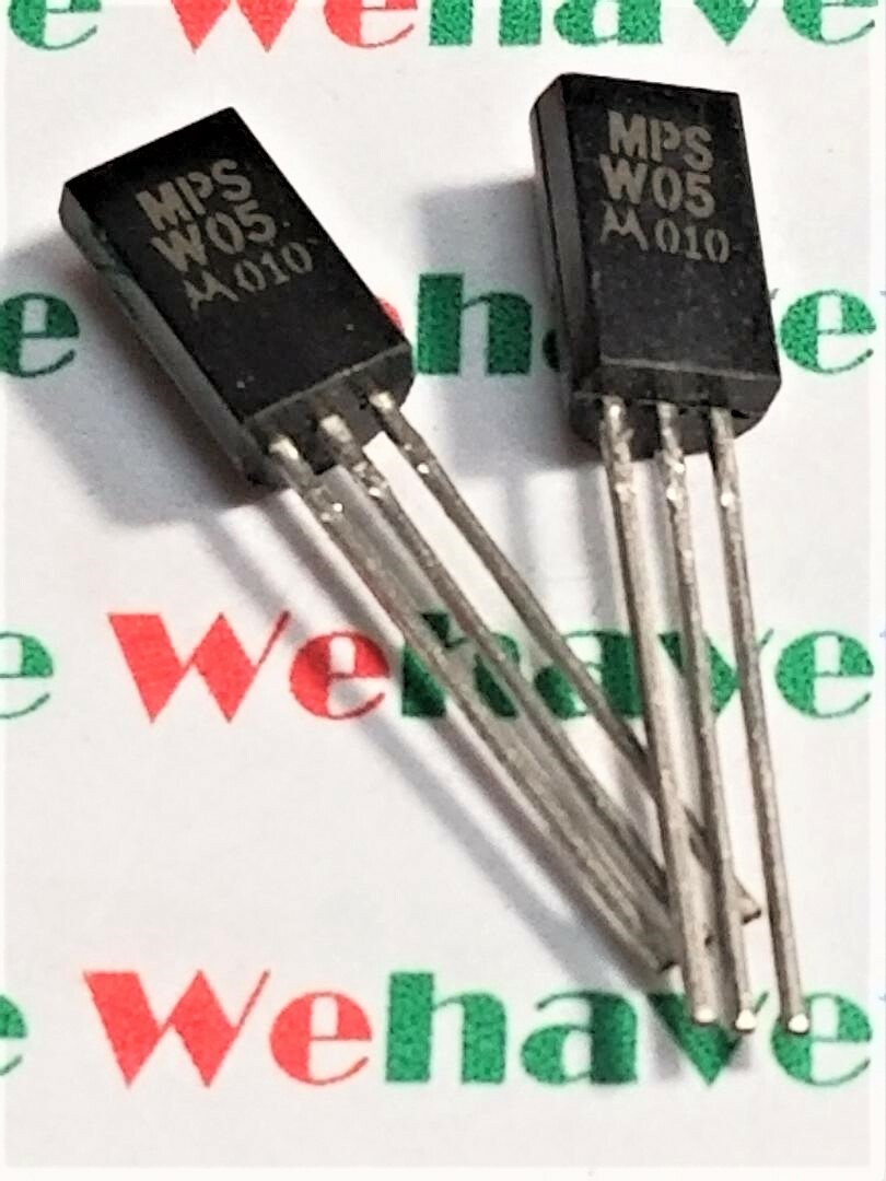 MPSW05 / TRANSISTOR / TO92 EXTENDED / 10 PIECES (qzty)