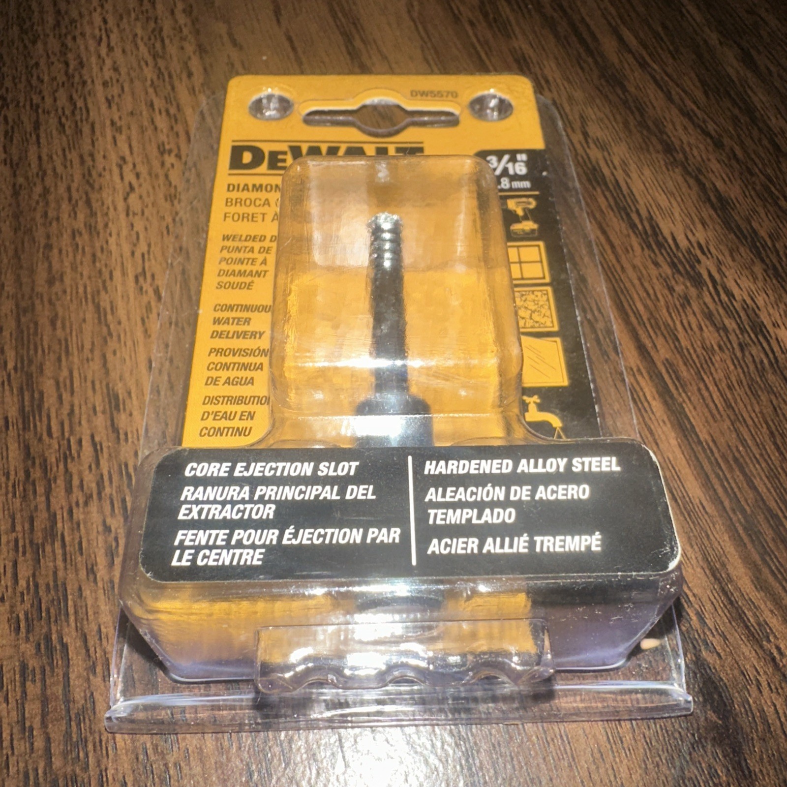 DEWALT 3/16” Diamond Drill Bit