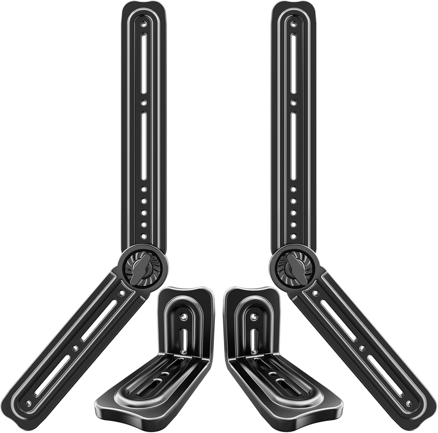 Soundbar Mount Bracket, Sound Bar Mounts Under TV or Above TVs Fits Black
