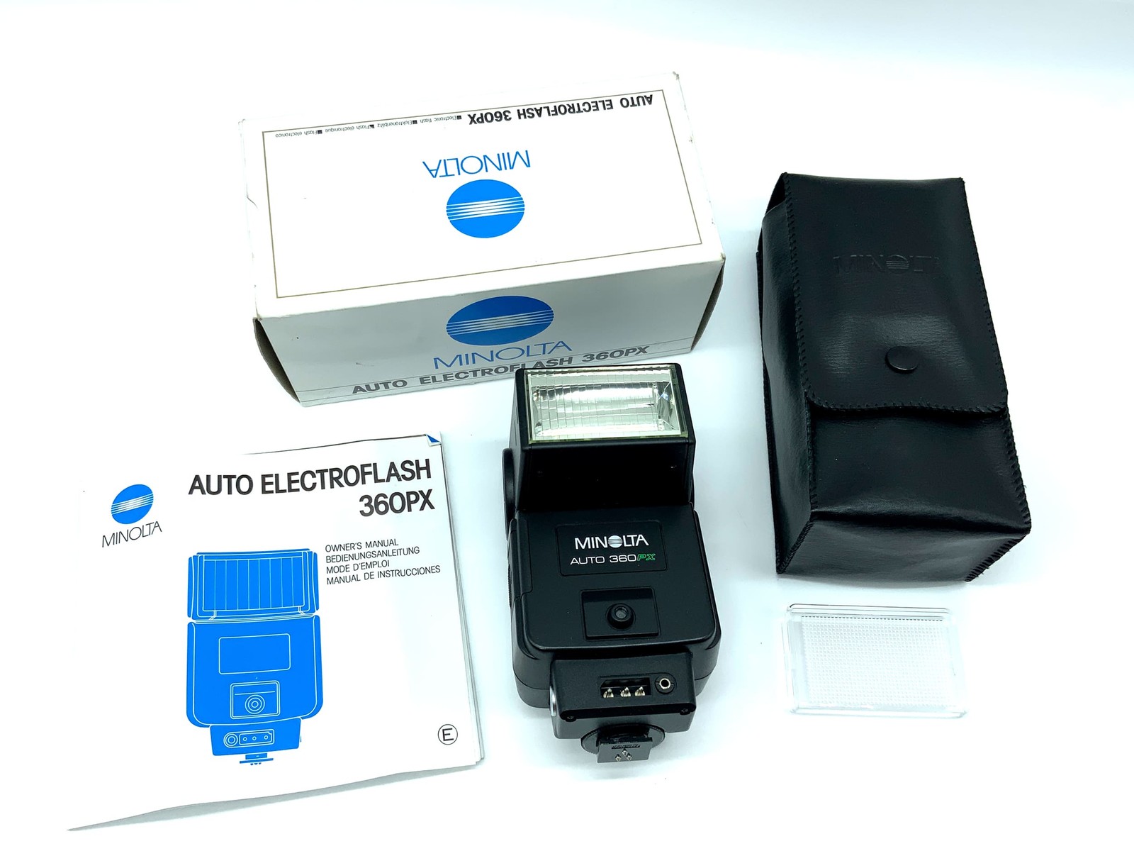 Minolta Auto Electroflas 360PX Flashgun Camera Flash - Good Condition