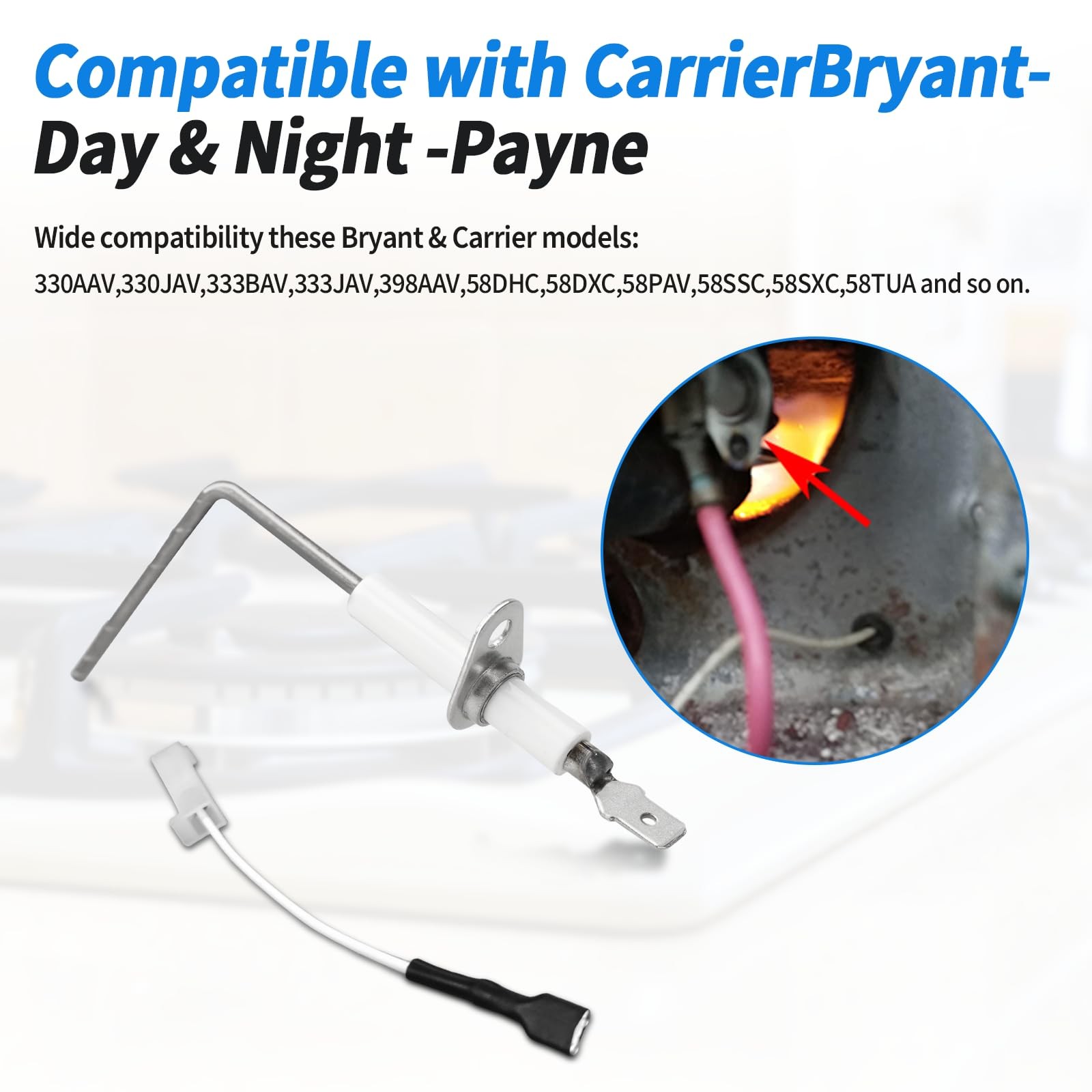 LH680014 LH680534 Furnace Flame Sensor Rod Furnace Flame Sensor Replacement P...