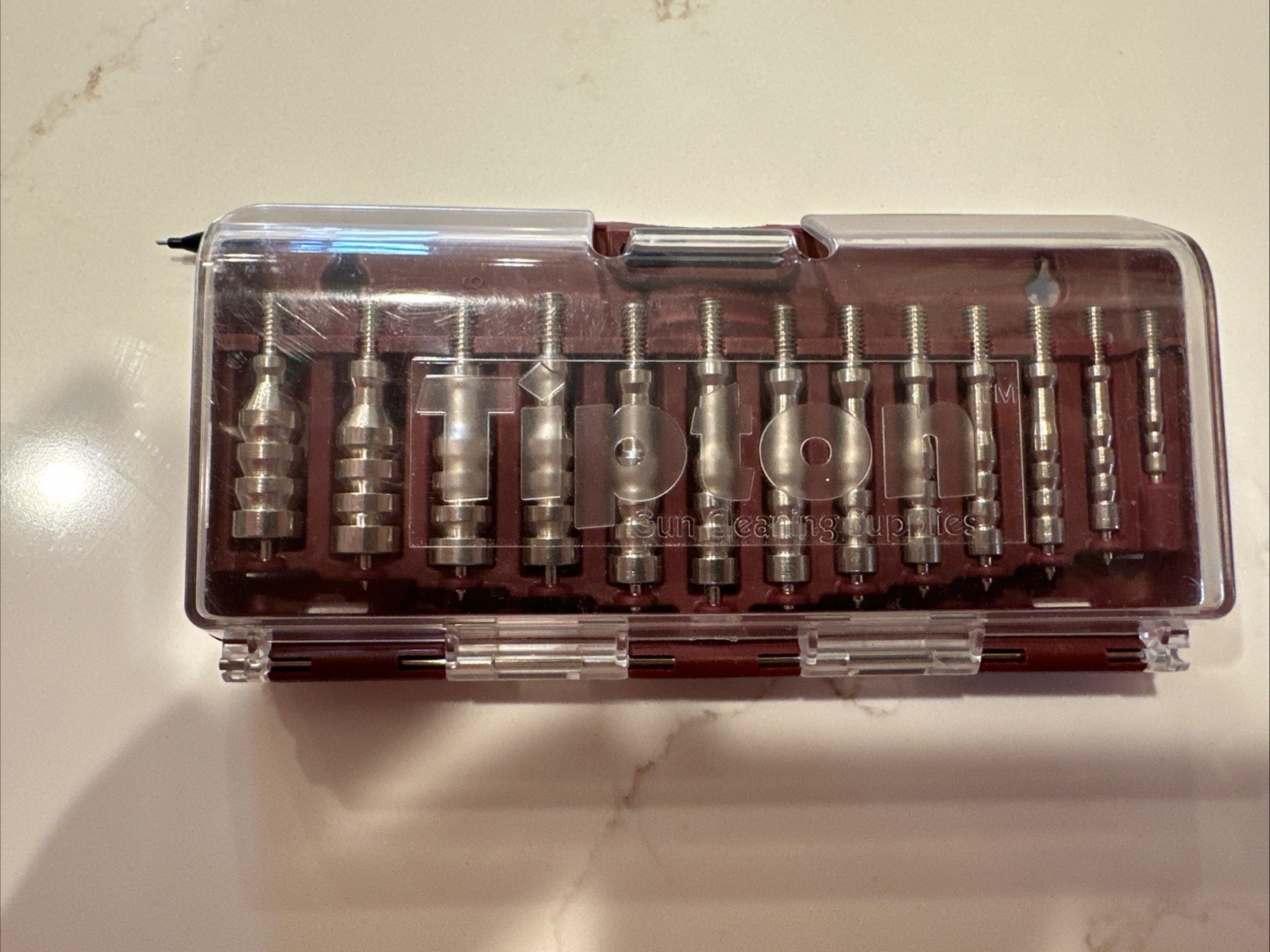 Tipton Ultra Gun Cleaning Jag Set 13-Piece Threaded Nickel Plated Brass