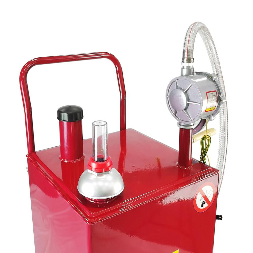 Heavy Duty 30 Gallon Fuel Gas Caddy Tank Drum Gasoline Diesel Transfer