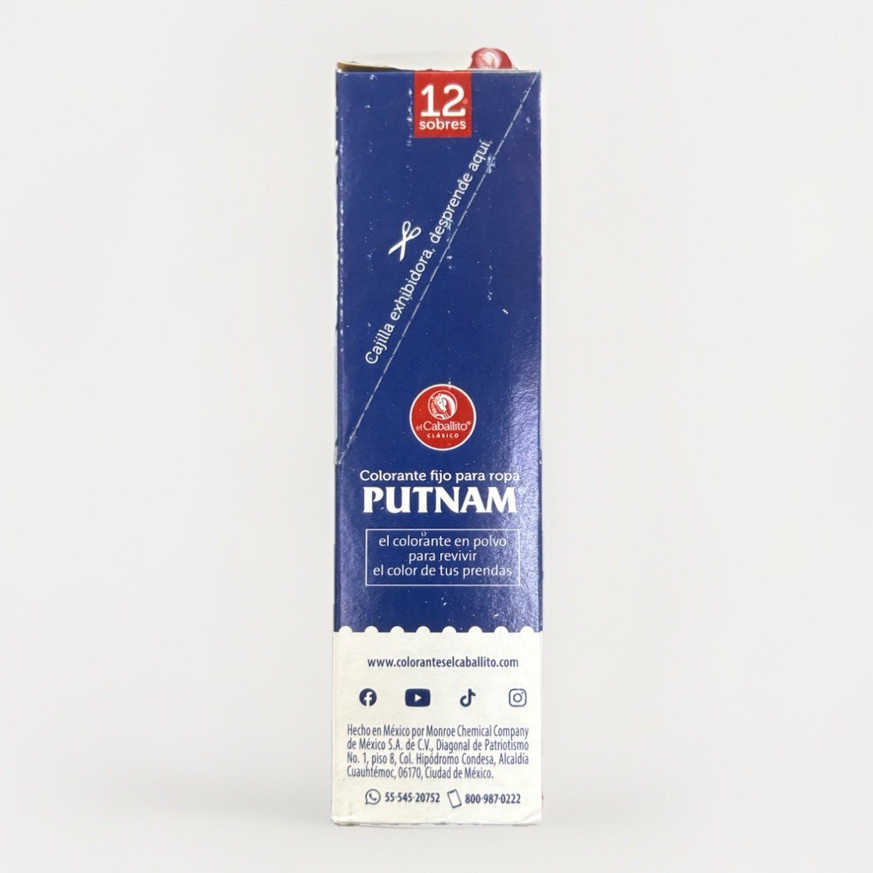 PUTNAM Navy Blue Fabric Dye Powder Azul Marino 15 El Caballito Clothing Dye