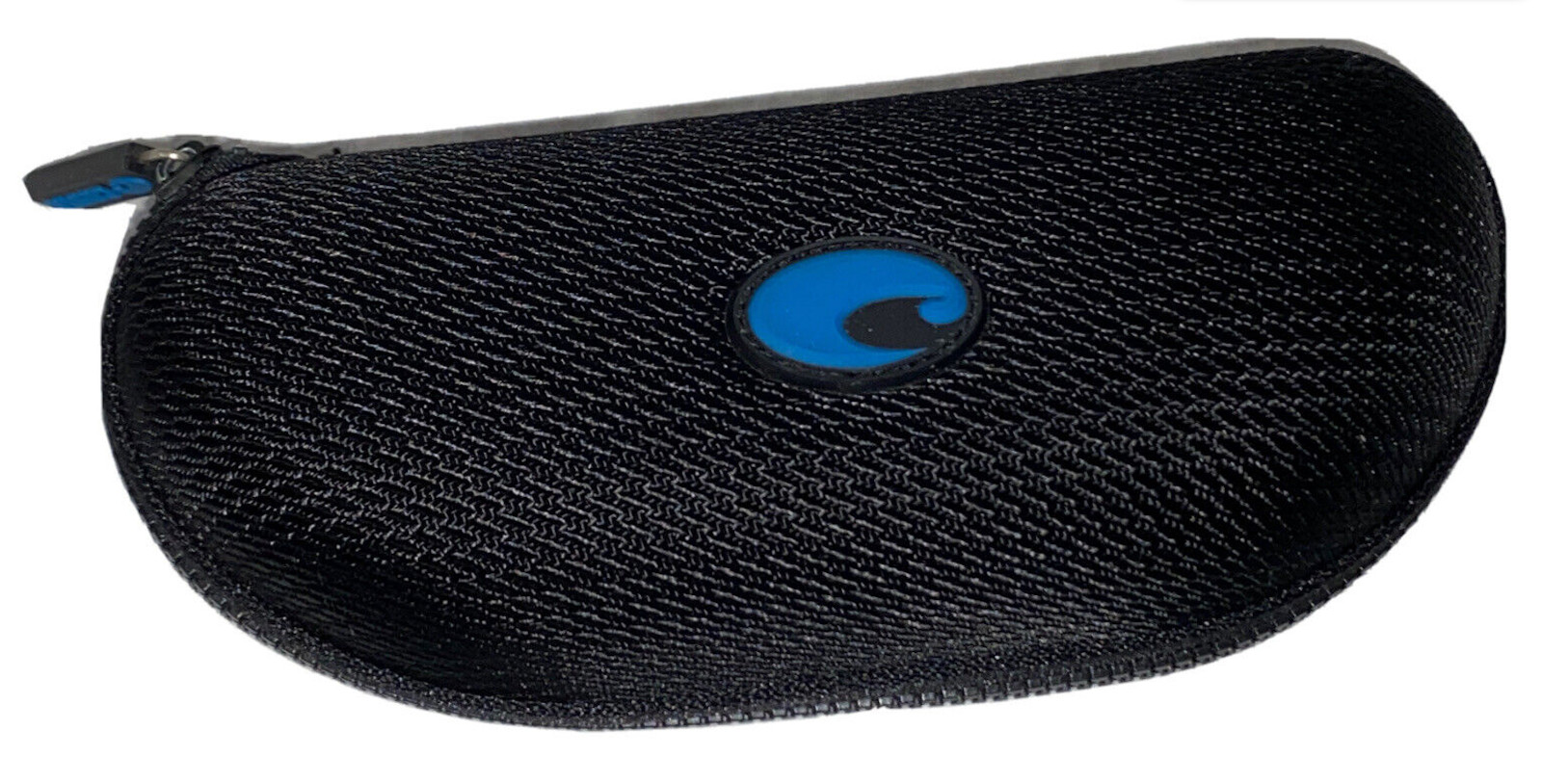 New Costa Del Mar Sunglasses Zippered Black Clamshell Case Sunglass Glasses