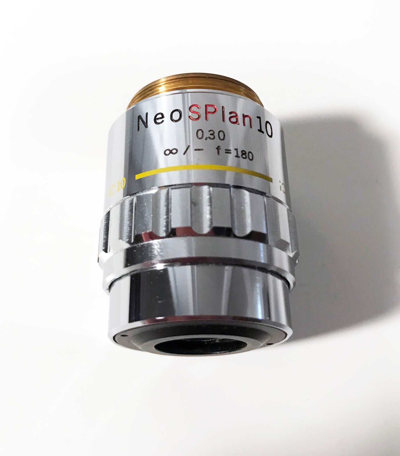 Olympus 10X 0.30 NeoSPlan Metallurgical Microscope Objective